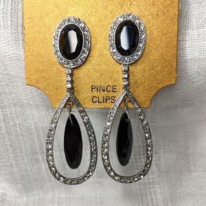 Monet clip on costume earrings